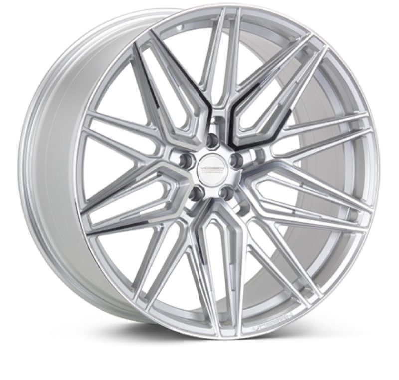 Vossen HF-7 22x9.5 - 5x108 - ET32 - Deep Face - 63.4 - Silver Polished Wheel