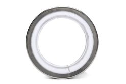 Alternative view of Dinan Double-Walled 4in Clamp-On Exhaust Tip - Polished - 4in Outlet / 3.25in Inlet