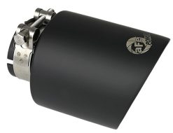 Alternative view of aFe Takeda 304 SS Clamp-On Exhaust Tip 2.5in. Inlet / 4.5in. Outlet / 7in. L - Black