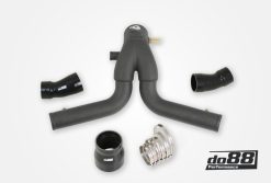 do88 13-15 Porsche 911 Turbo/Turbo S (991.1) Y-Pipe for OEM Intercooler - Black