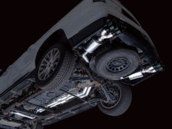 AWE Tuning 2021+ Cadillac Escalade 6.2L 0FG Dual Exit Exhaust System w/ 5in Diamond Blk Tips - Image 5
