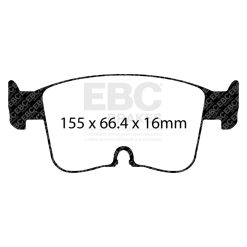 Alternative view of EBC 2022+ Audi A3 2.0T (40) Yellowstuff Front Brake Pads