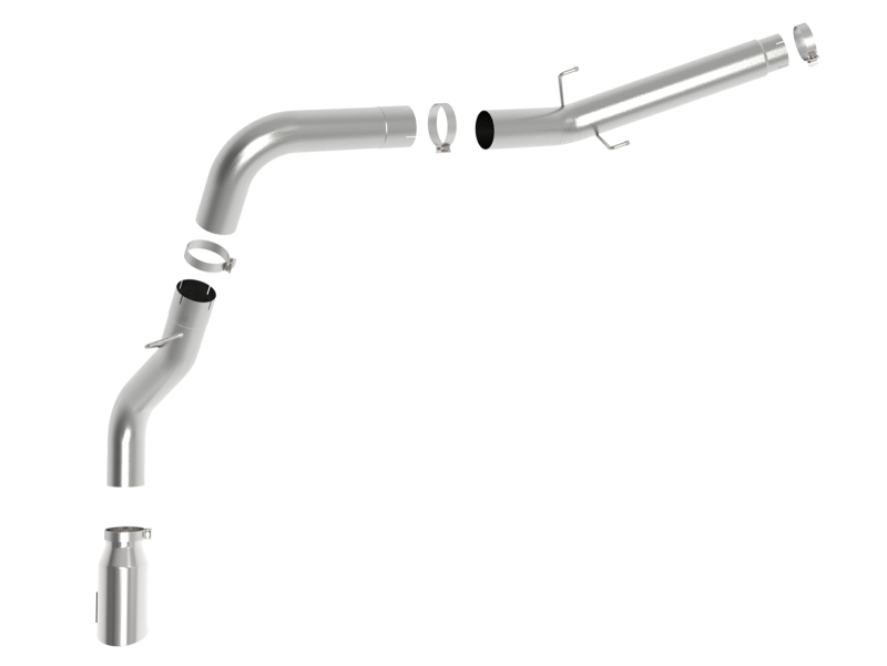 aFe 19-22 Ram Diesel Trucks L6-6.7L(td) Large Bore-HD 5in 409SS DPF-Back Exhaust System w/Pol Tip - Image 3