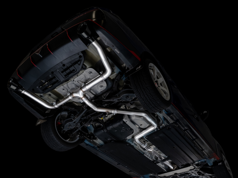 AWE Tuning 22-26 Hyundai Elantra N Track Edition Cat-Back Exhaust - Diamond Black Tips - Image 12
