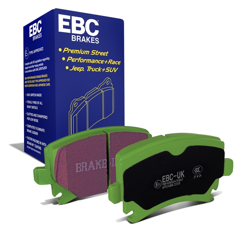 EBC 06-13 Audi A3 2.0 Turbo (Girling rear caliper) Greenstuff Rear Brake Pads - Image 3