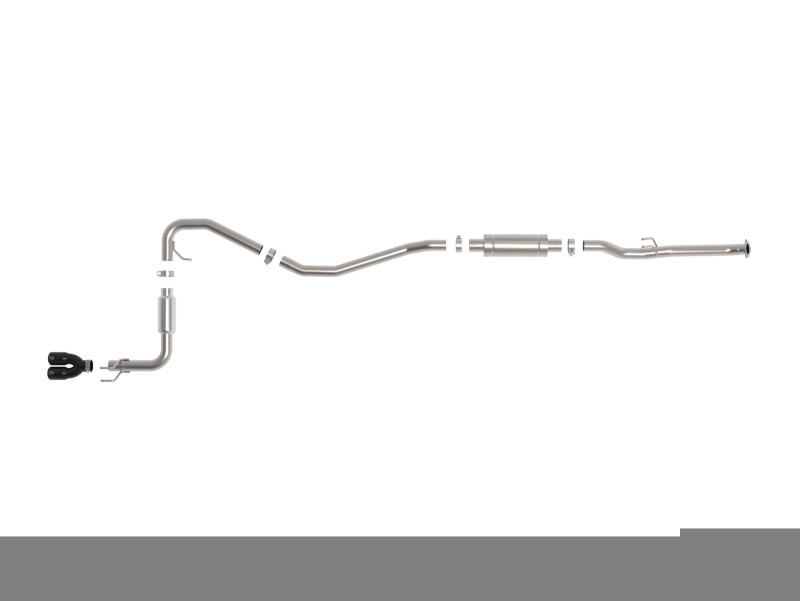 aFe POWER Takeda 2.5in 304 SS Cat-Back Exhaust w/ Black Tips 22-25 Honda Civic L4-2.0L - Image 2