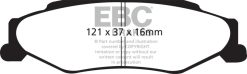 EBC Racing Wilwood 6620 Rear SR-21 Sintered Race Brake Pads
