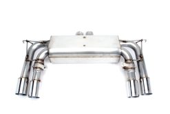 Alternative view of Dinan 15-19 BMW X5 M/X6 M (F85/F86) Free Flow Axleback Exhaust System - Polished Tips