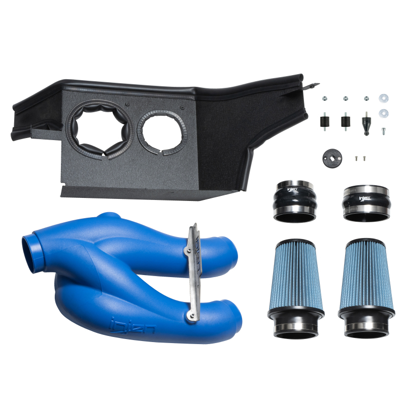 Injen 15-25 Ford F-150 V6-3.5L Twin Turbo PF Cold Air Intake System - Race Blue - Image 2