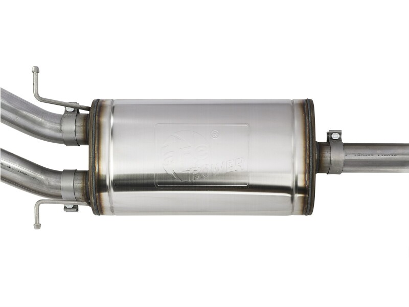 aFe Apollo GT Series Cat-Back Exhaust GM Trucks 09-18 V6-4.3L/V8-4.8/5.3L-Dual Rear Exit Polish Tips - Image 4
