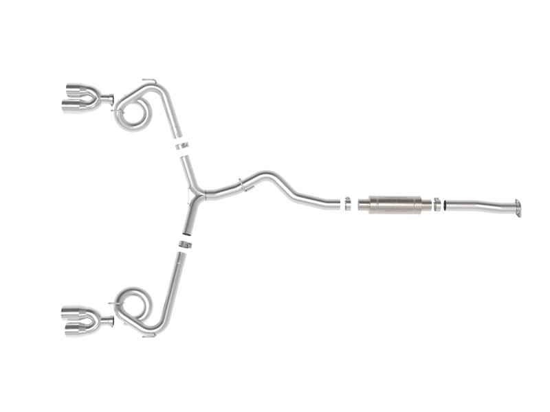 aFe Subaru WRX/STi 15-21 H4-2.0/2.5L Takeda 3in to 2-1/2in Stnlss Cat-Back Exhaust w/ Polished Tip - Image 3