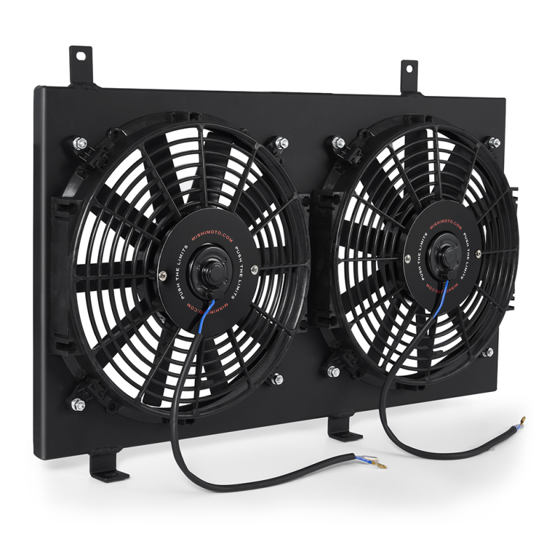 Mishimoto 04-08 Mazda RX8 Aluminum Fan Shroud Black - Image 2