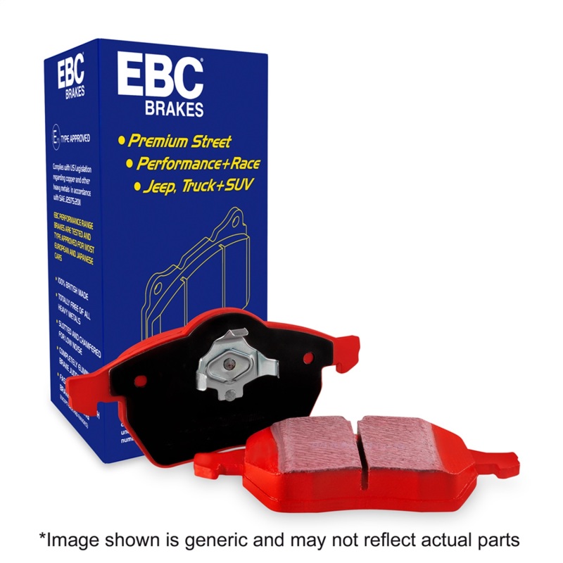EBC 95-97 Nissan Sentra 1.6 Redstuff Front Brake Pads - Image 4