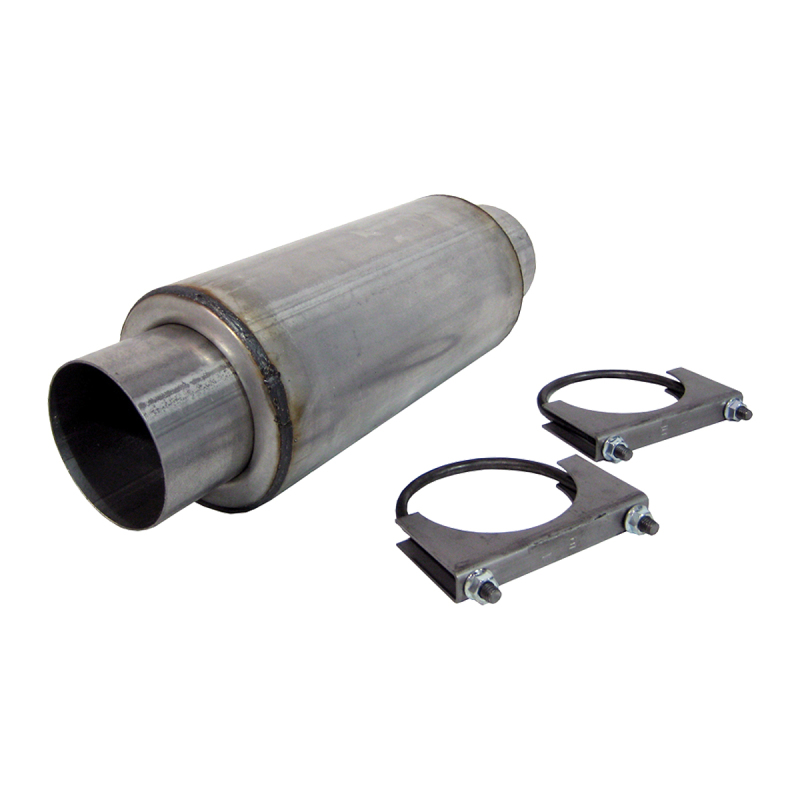 MBRP Universal Resonator 4 Inlet /Outlet 12 Body 18 Overall Aluminized - Image 2
