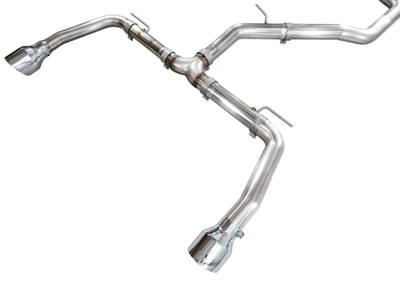 AWE Tuning 22-26 Hyundai Elantra N Track Edition Cat-Back Exhaust - Chrome Silver Tips - Image 7