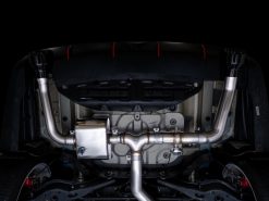 Alternative view of AWE Tuning 22-26 Hyundai Elantra N SwitchPath Cat-Back Exhaust - Diamond Black Tips