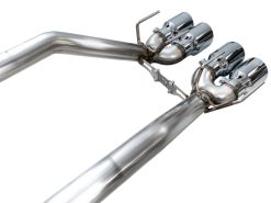 AWE Tuning 09-13 Chevrolet Corvette 6.2L Track Edition Axle-Back Exhaust w/ Chrome Silver Tips - Image 4