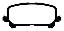 Alternative view of EBC 14+ Acura MDX 3.5 Yellowstuff Rear Brake Pads
