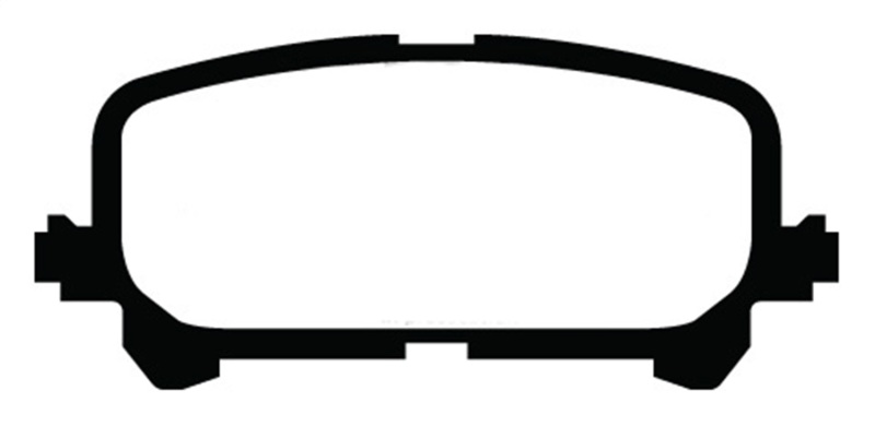 EBC 14+ Acura MDX 3.5 Yellowstuff Rear Brake Pads - Image 2