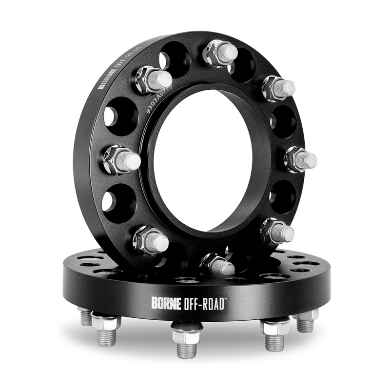 Mishimoto Wheel Spacers 8x165.1 116.7 38.1 M14 Blk - Image 4
