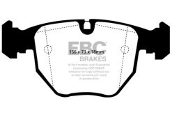 Alternative view of EBC 00-04 BMW M5 5.0 (E39) Yellowstuff Front Brake Pads
