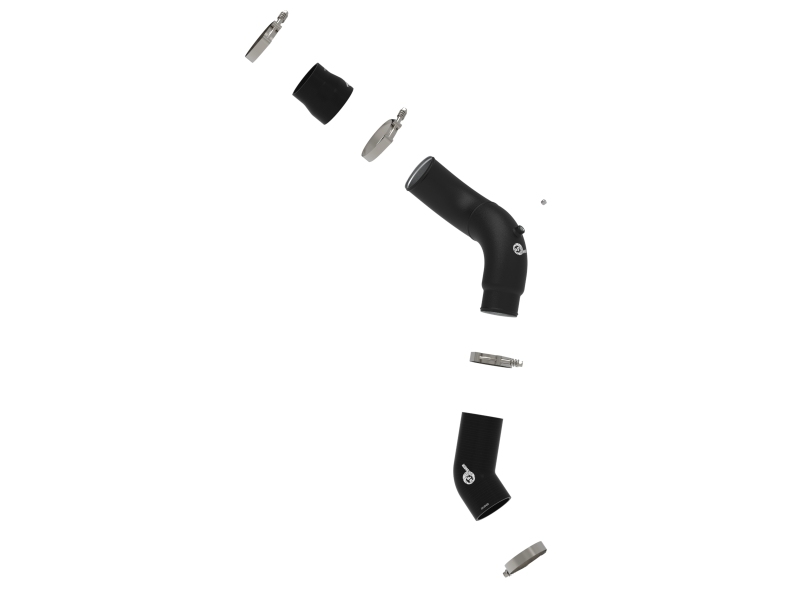 aFe BladeRunner 3-1/2in Aluminum Cold Charge Pipe Black RAM Diesel Trucks 25-26 L6-6.7L (td) - Image 2