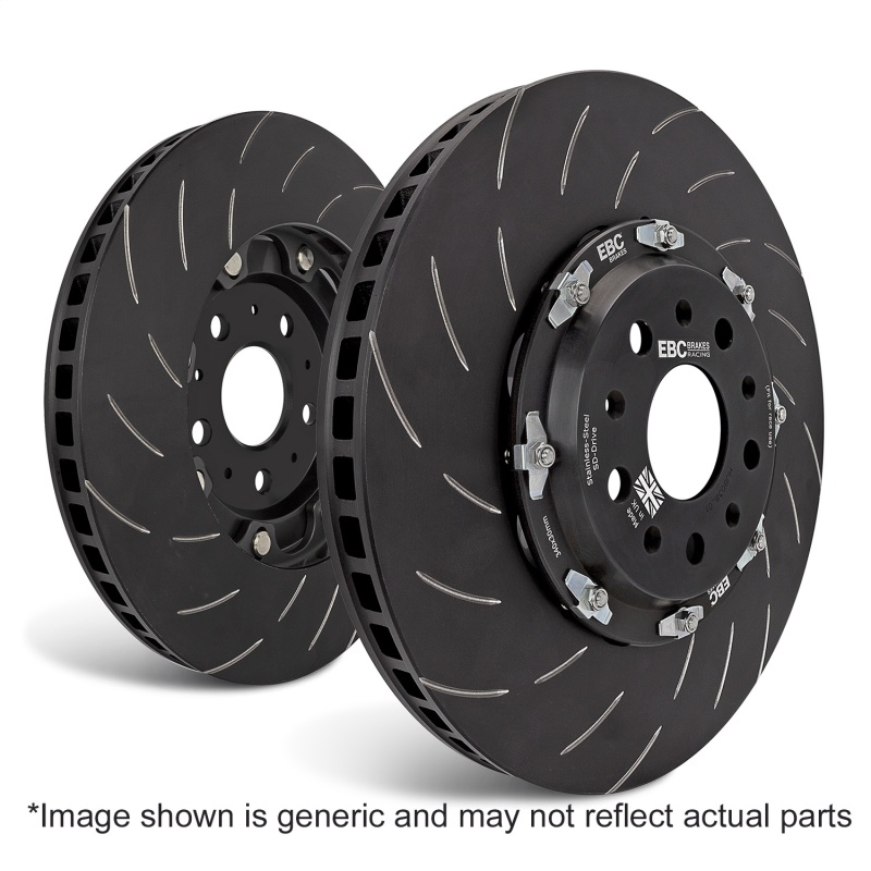 EBC Racing 01-07 Acura RSX Type S 2.0L Front 330mm 2 Pc Rotor Replacement (Pair) - Image 5