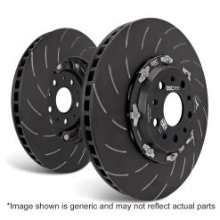 EBC Racing 08-16 Mitsubishi Lancer Evo 10 2.0T Front 355mm 2 Pc Rotor Replacement (Pair) - Image 5