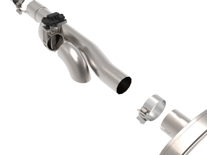 aFe Gemini XV Cat-Back Exhaust System GM Trucks 09-18 V6-4.3/V8-4.8/5.3L- Cut-Out Polished - Image 3