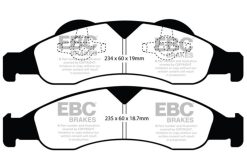 Alternative view of EBC 07-09 Ford Expedition 5.4 2WD Yellowstuff Front Brake Pads