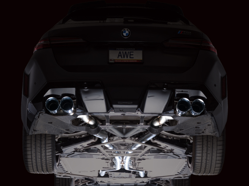AWE Tuning BMW G90/G99 M5 Touring Edition Cat-Back Exhaust - Chrome Silver Tips - Image 20