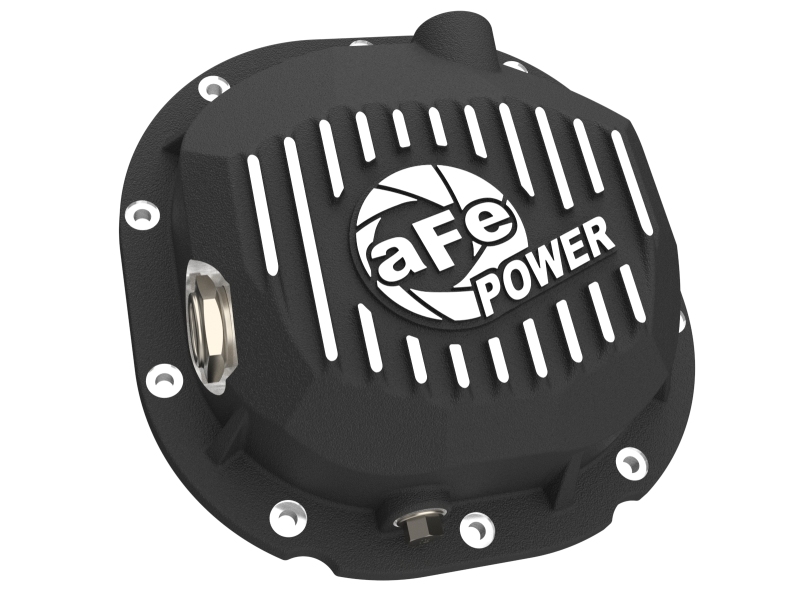 aFe 90-14 Ford F-150 Rear Differential Cover - Black w/ Machined Fins - Image 2