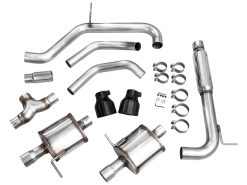 AWE Tuning 22-25 Volkswagen Jetta GLI Touring Edition Exhaust - Diamond Black Tips - Image 18