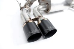 Dinan 15-20 BMW M3/M4 (F80/F82/F83) Free Flow Axleback Exhaust System - Black Tips - Image 3