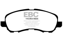 Alternative view of EBC 11-14 Chrysler 200 2.4 Yellowstuff Front Brake Pads