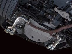 AWE Tuning 22-25 Subaru VB WRX Track Edition Axle-Back Exhaust - Chrome Silver Tips - Image 10