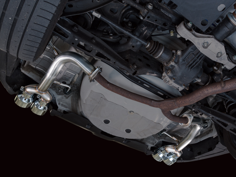 AWE Tuning 22-25 Subaru VB WRX Track Edition Axle-Back Exhaust - Chrome Silver Tips - Image 10