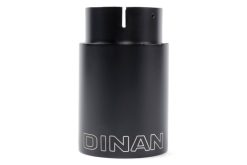 Dinan Double-Walled 4in Clamp-On Exhaust Tip - Black - 4in Outlet / 3.25in Inlet - Image 5