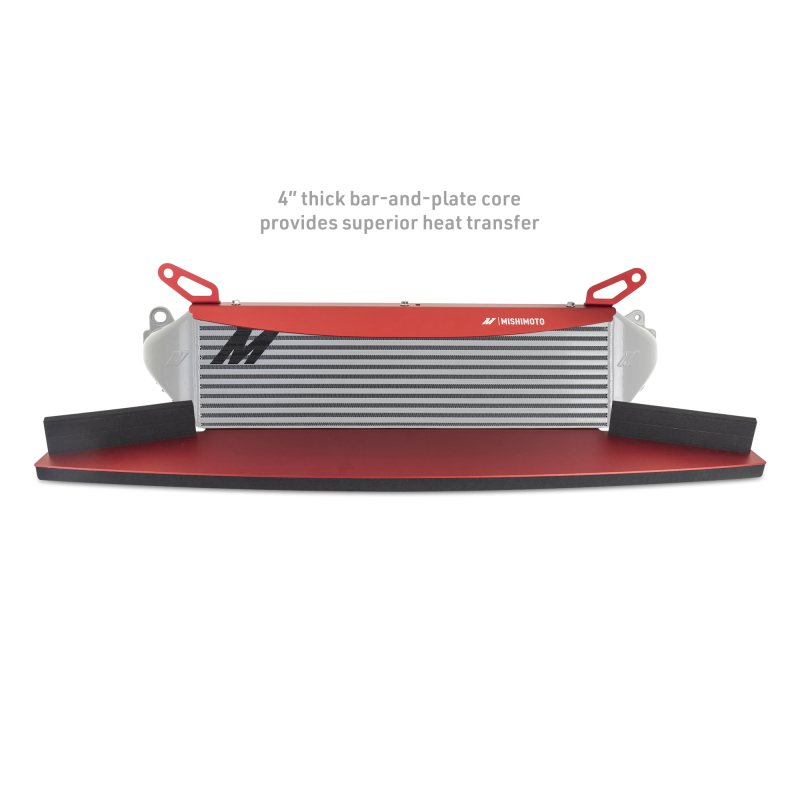 Mishimoto 2023+ Toyota GR Corolla Intercooler & Pipe Kit - Silver Cooler - Black Pipes - Image 2