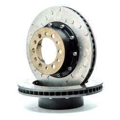 Alternative view of Alcon 2007+ Jeep JK w/ Currie 60/70 w/5X5.5in Hubs 355x22mm - Rear Left Rotor