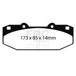EBC Stoptech 63.309.1303.1 Caliper Bluestuff Brake Pads
