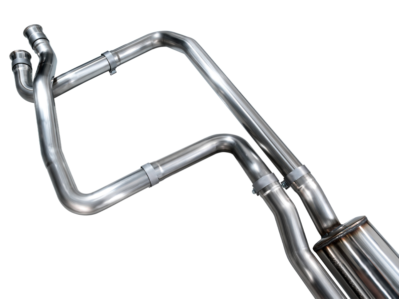 AWE Tuning 2025+ RAM 1500 RHO 3.0 I6 TT 0FG Dual Rear Exit Cat-Back Exhaust - Diamond Black Tips - Image 8