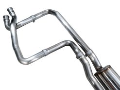AWE Tuning 2025+ RAM 1500 RHO 3.0 I6 TT 0FG Dual Rear Exit Cat-Back Exhaust - Chrome Silver Tips - Image 8