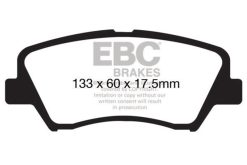 Alternative view of EBC 13+ Hyundai Elantra 1.8 Yellowstuff Front Brake Pads