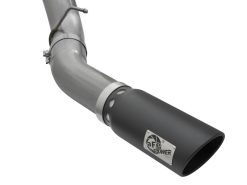 aFe LARGE Bore HD 5in Exhausts DPF-Back SS w/ Black Tips 16-17 GM Diesel Truck V8-6.6L (td) LML/L5P - Image 4