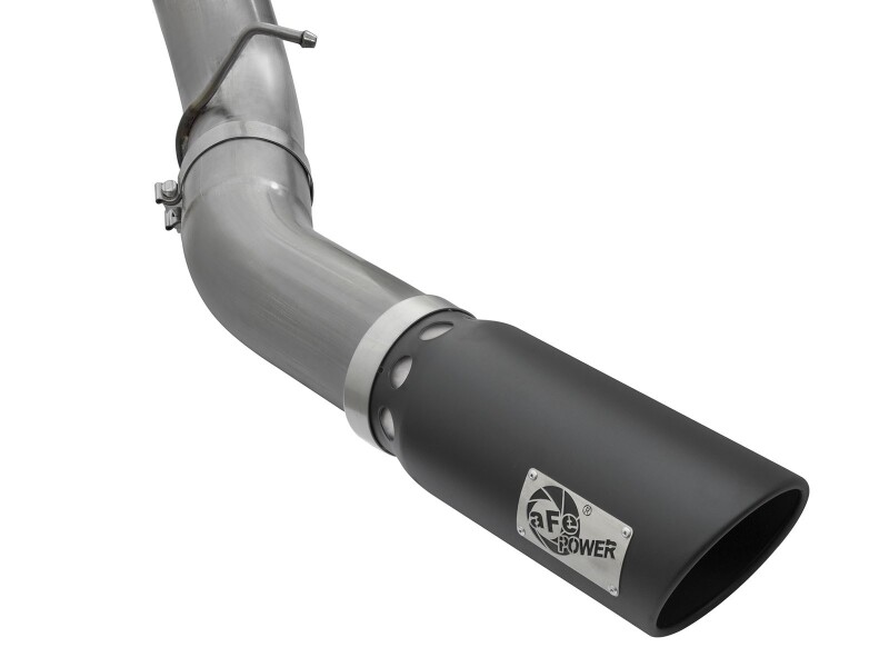 aFe LARGE Bore HD 5in Exhausts DPF-Back SS w/ Black Tips 16-17 GM Diesel Truck V8-6.6L (td) LML/L5P - Image 4