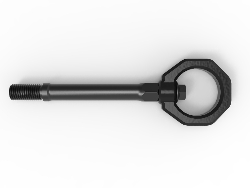 aFe 20-24 Chevrolet Corvette Control Front Tow Hook (Black) - Image 4