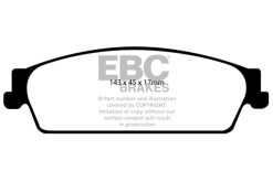 EBC 09-14 Cadillac Escalade 6.0 Hybrid Extra Duty Rear Brake Pads