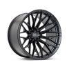 Vossen HFX-6 17x9 - 6x135 - ET0 - Super Deep Face - 87.1 - Satin Black Wheel