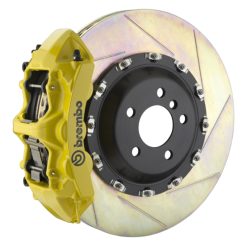 Brembo 12-14 ML550 Front GT BBK 6 Piston Cast 411x34 2pc Rotor Slotted Type1-Yellow